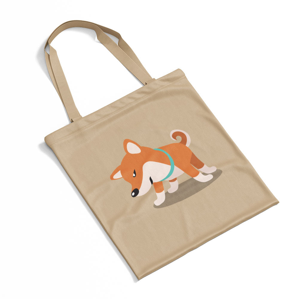 Confused Shiba Puppy Totes at $22.95 found at Personalizedpetlovergifts