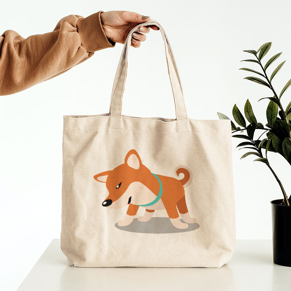 Confused Shiba Puppy Totes at $22.95 found at Personalizedpetlovergifts