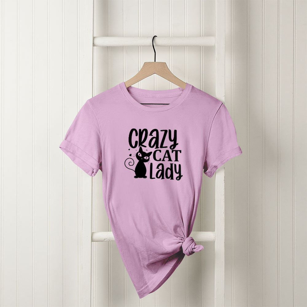 Crazy Cat Lady With a Cat Unisex T-Shirt at $22.95 found at Personalizedpetlovergifts