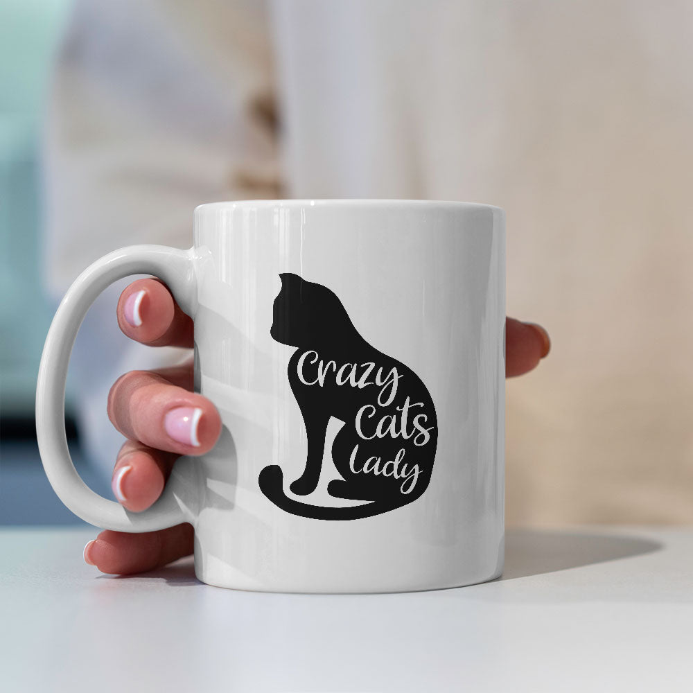 Crazy Cats Lady Coffee Mug at $13.95 found at Personalizedpetlovergifts