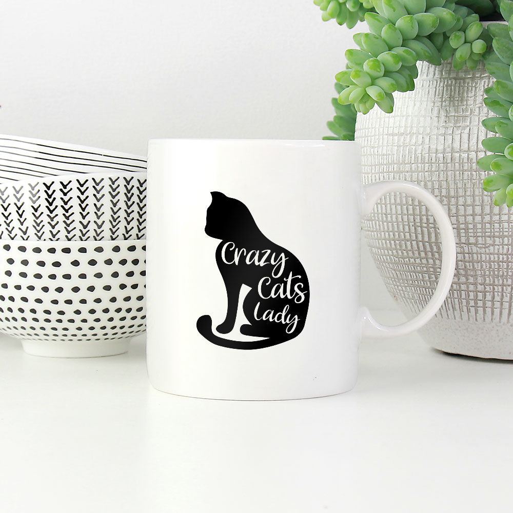 Crazy Cats Lady Coffee Mug at $13.95 found at Personalizedpetlovergifts