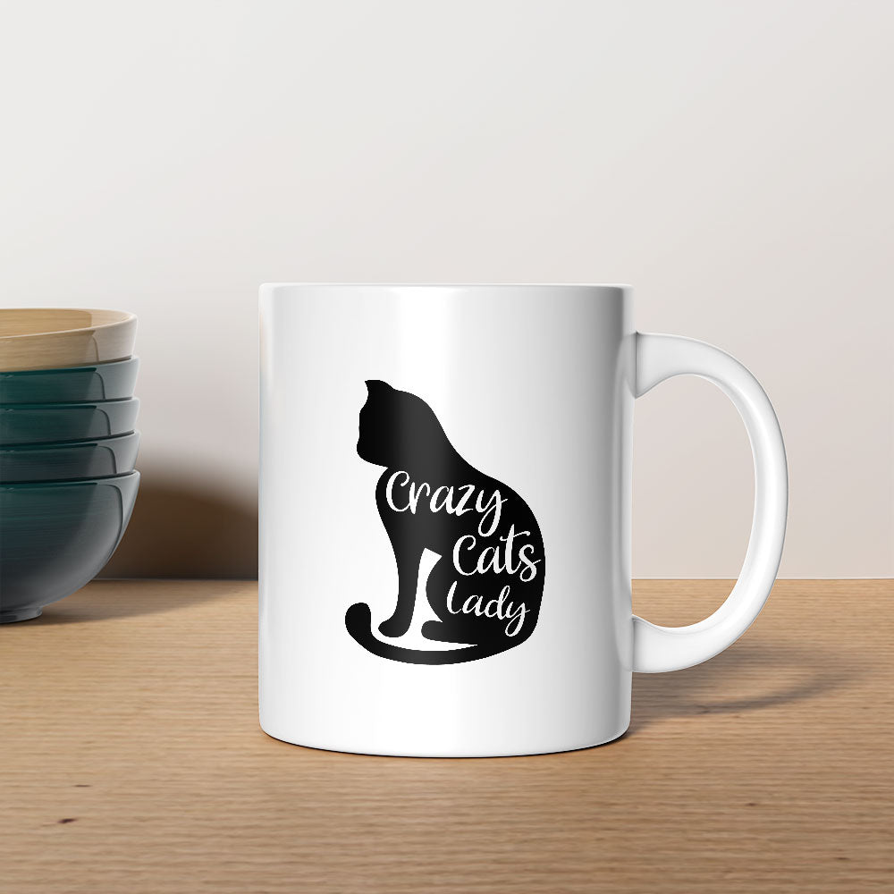 Crazy Cats Lady Coffee Mug at $13.95 found at Personalizedpetlovergifts