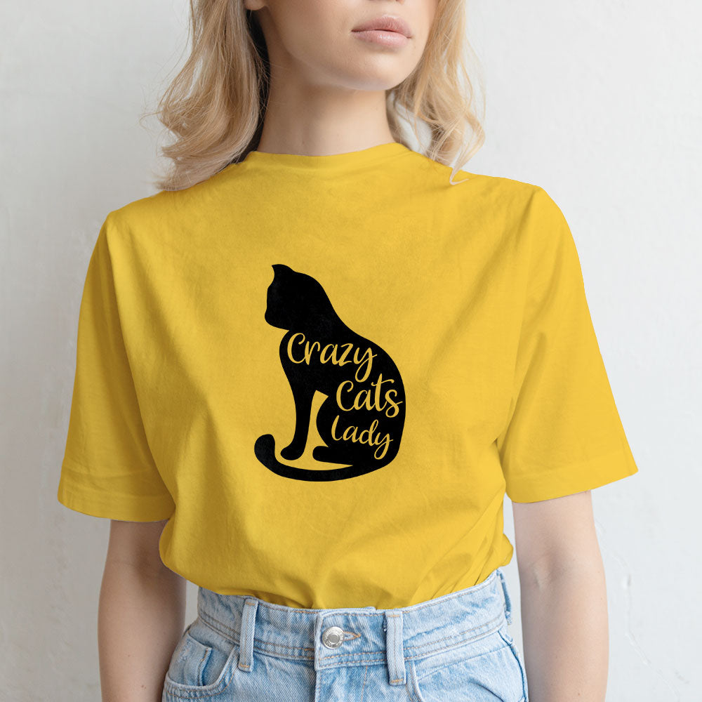 Crazy Cats Lady Unisex T-Shirt at $22.95 found at Personalizedpetlovergifts