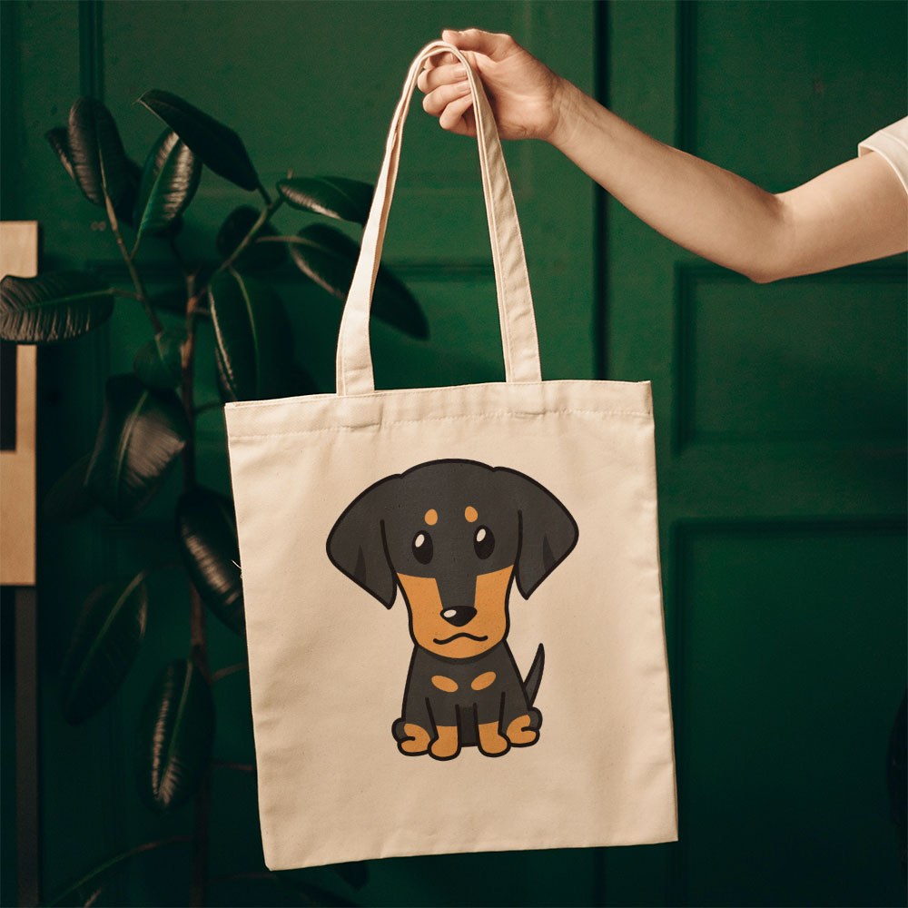 Cute Doberman Totes at $22.95 found at Personalizedpetlovergifts