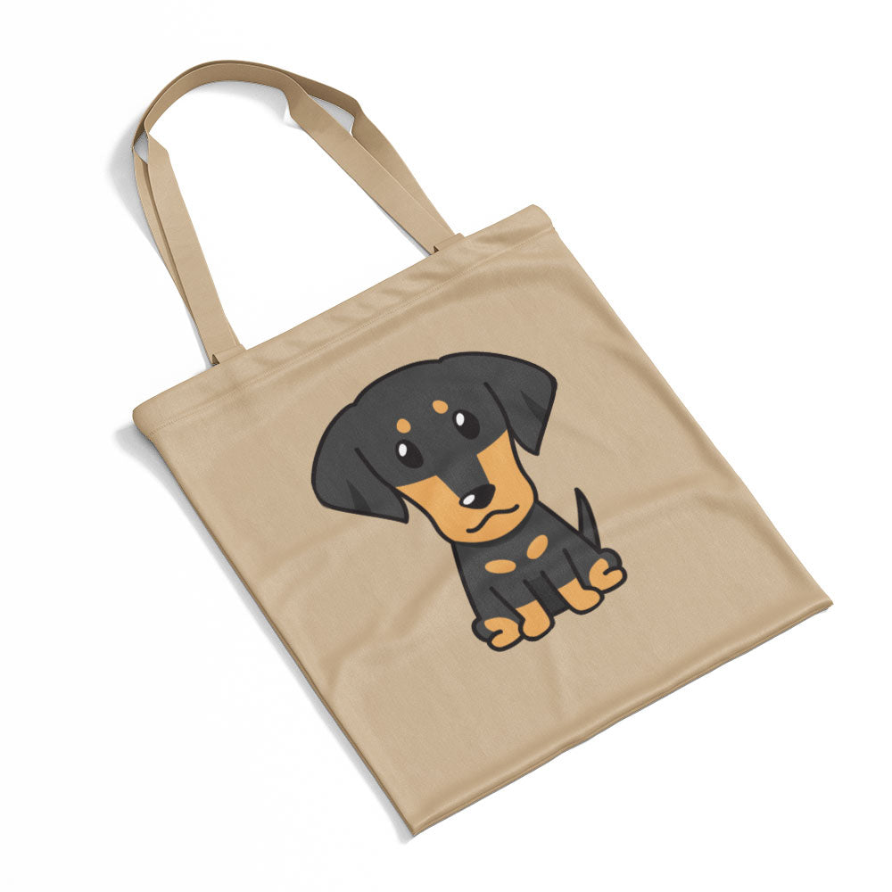 Cute Doberman Totes at $22.95 found at Personalizedpetlovergifts