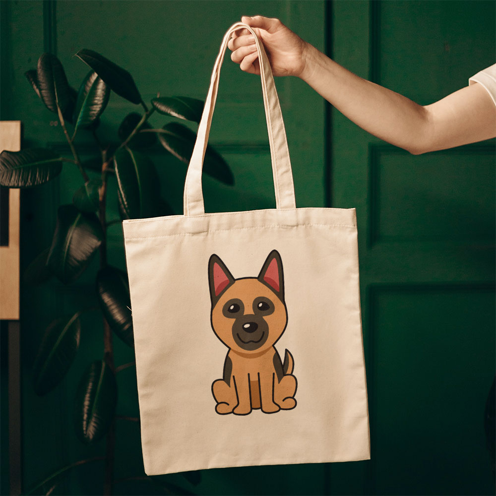 Cute German Shepard Cartoon Totes at $22.95 found at Personalizedpetlovergifts