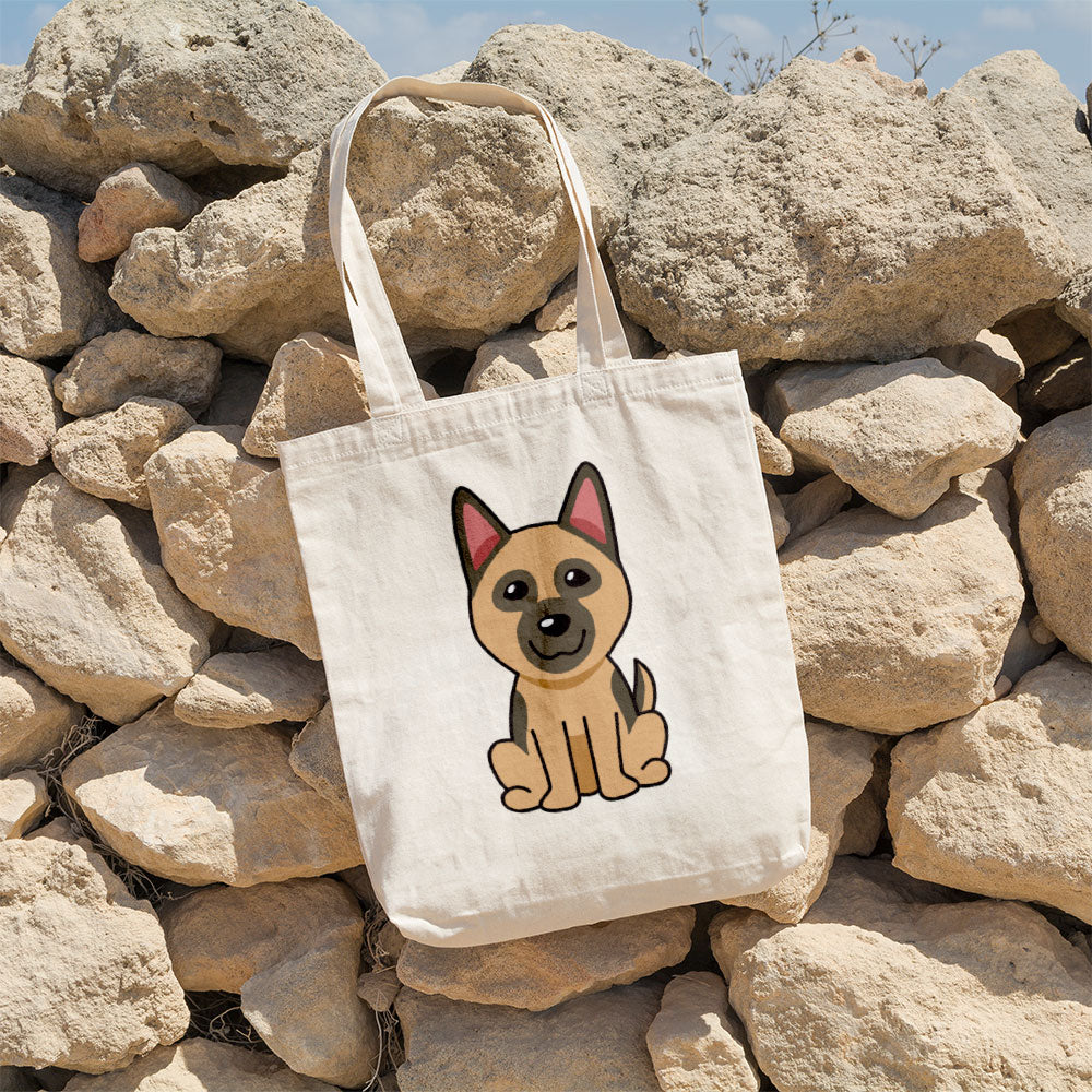 Cute German Shepard Cartoon Totes at $22.95 found at Personalizedpetlovergifts