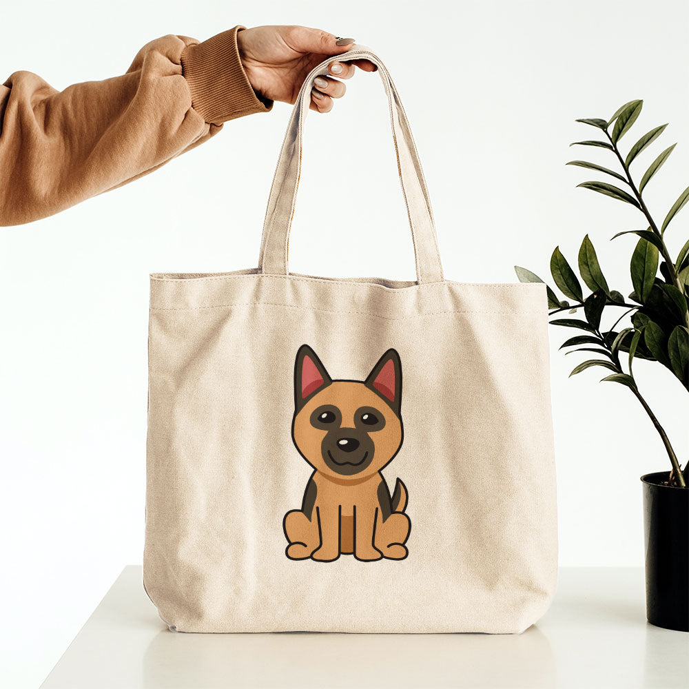 Cute German Shepard Cartoon Totes at $22.95 found at Personalizedpetlovergifts