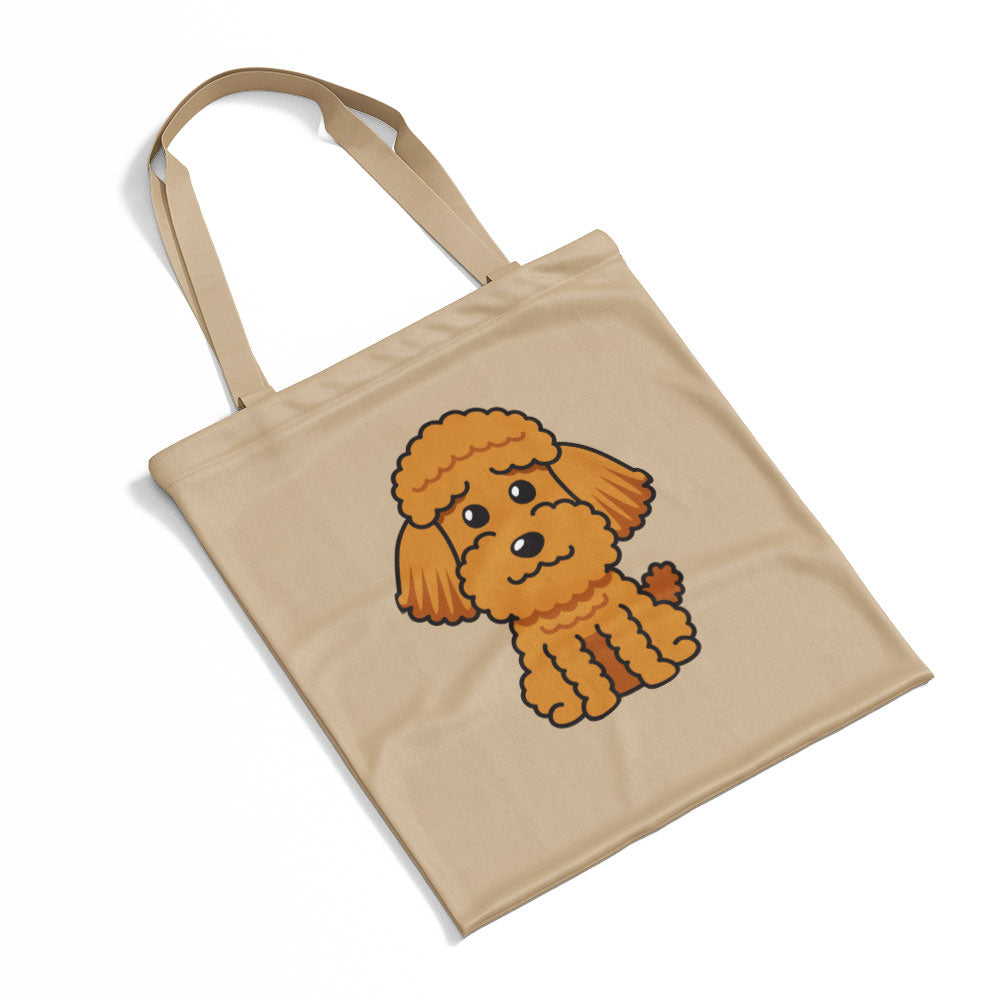 Cute Golden Poodle Totes at $22.95 found at Personalizedpetlovergifts