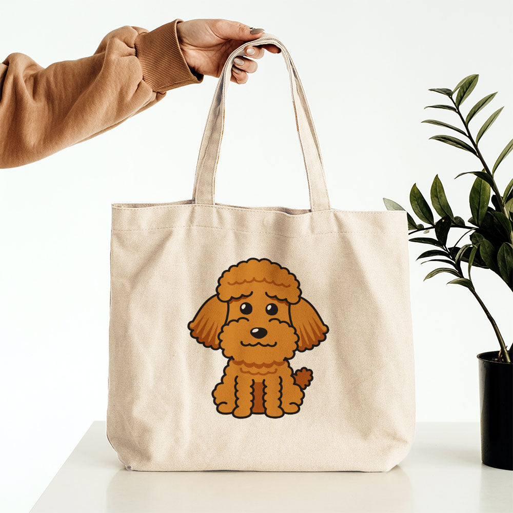 Cute Golden Poodle Totes at $22.95 found at Personalizedpetlovergifts