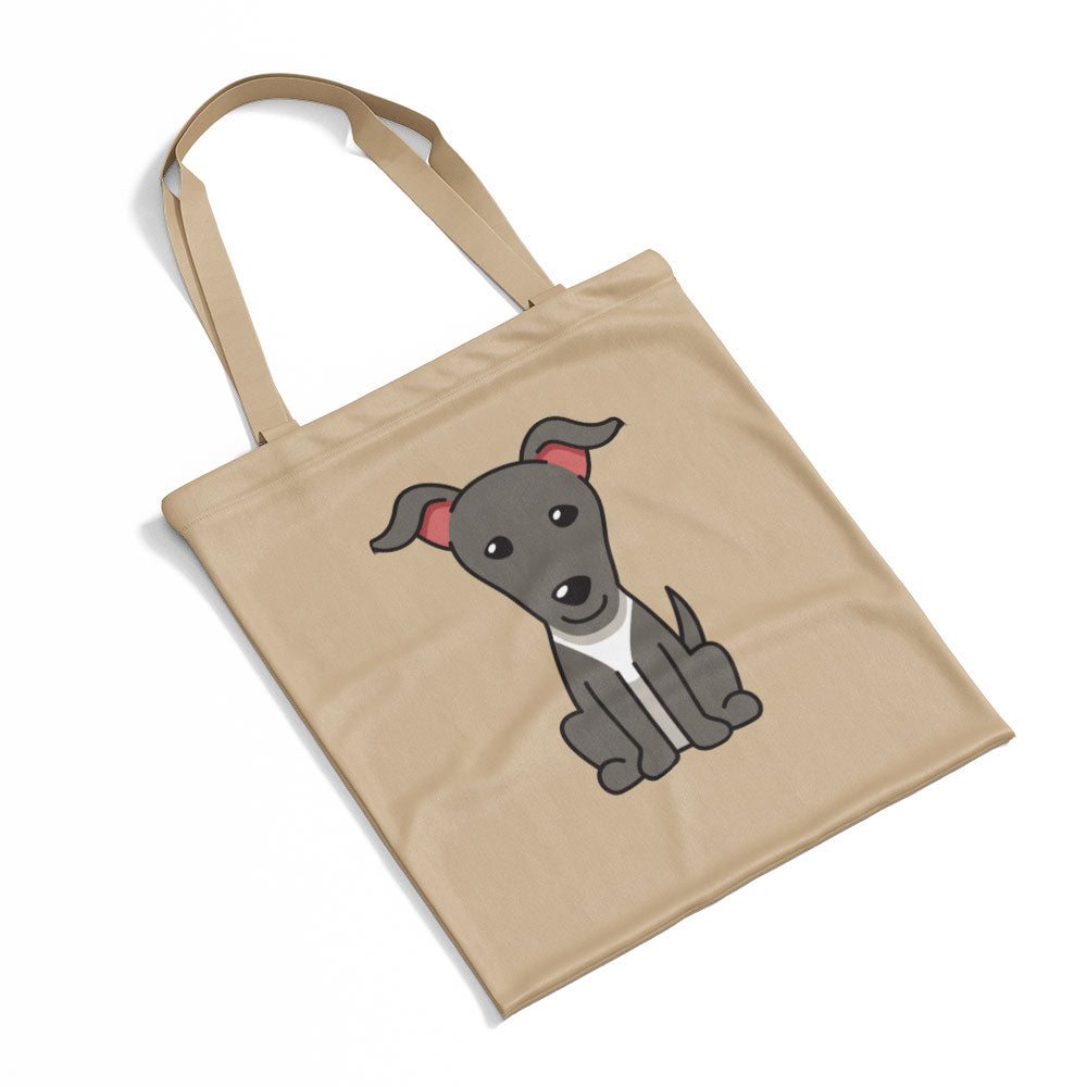 Cute Grey White Dog Totes at $22.95 found at Personalizedpetlovergifts