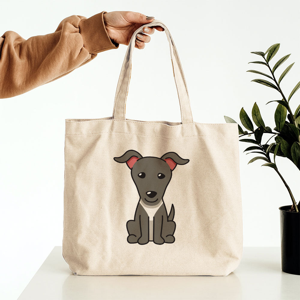 Cute Grey White Dog Totes at $22.95 found at Personalizedpetlovergifts