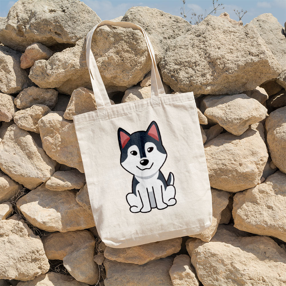 Cute Husky Totes at $22.95 found at Personalizedpetlovergifts