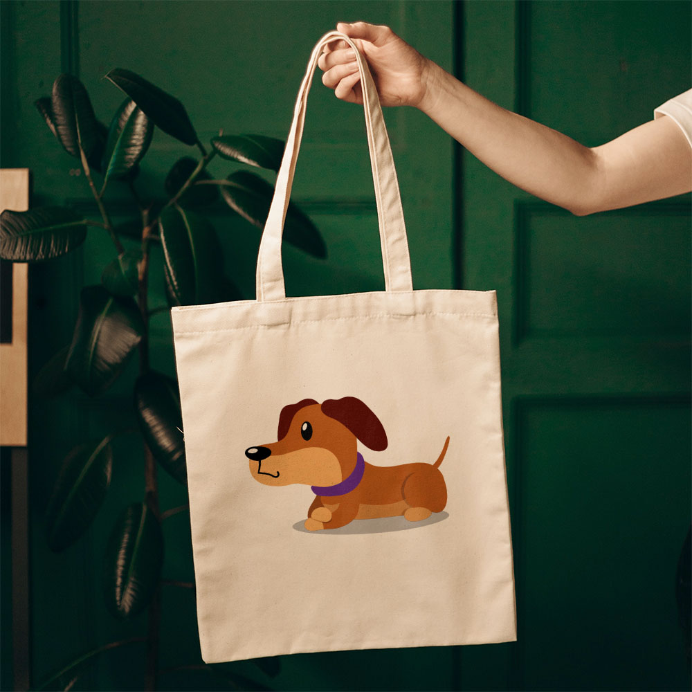 Cute Weiner Dog Totes at $22.95 found at Personalizedpetlovergifts