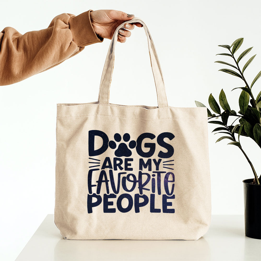 Dog Are My Favorite People With Galaxy Font Totes at $22.95 found at Personalizedpetlovergifts