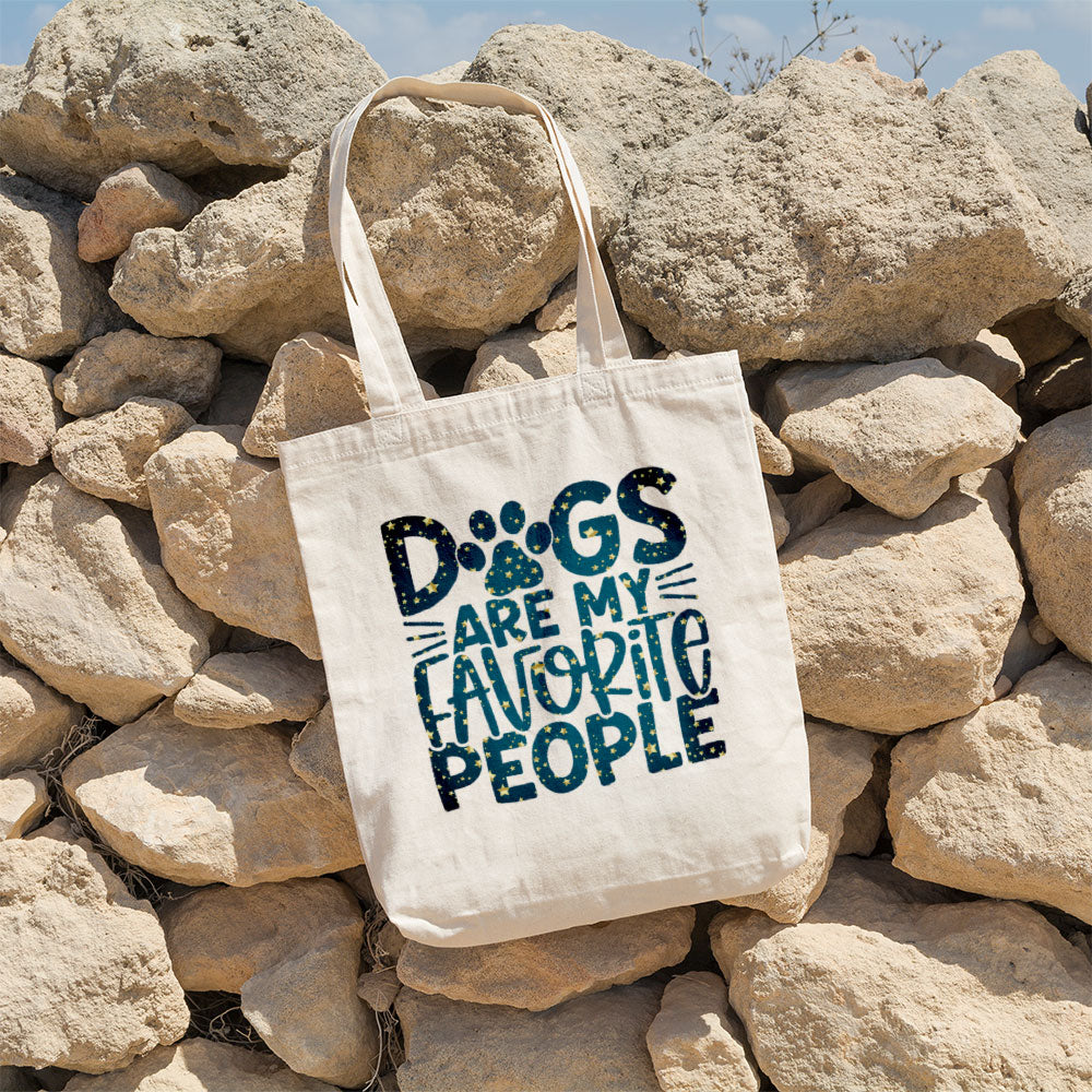 Dog Are My Favorite People With Star Font Totes at $22.95 found at Personalizedpetlovergifts