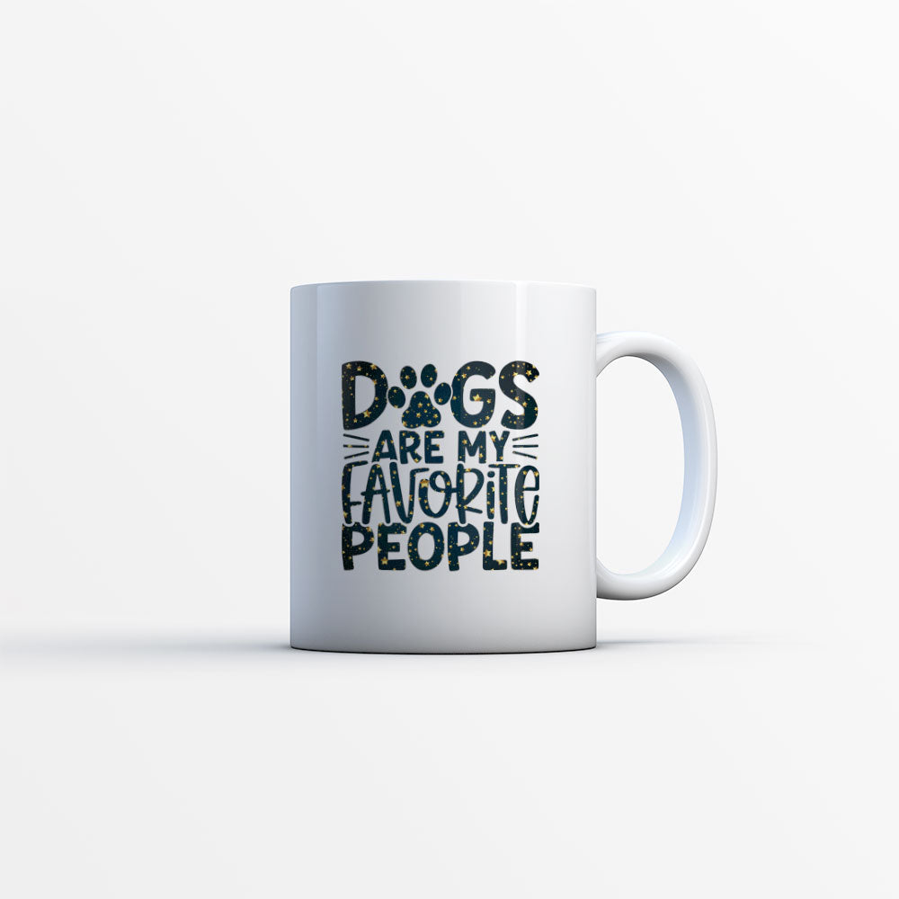 Dog Are My Favorite People with star font Mugs at $13.95 found at Personalizedpetlovergifts