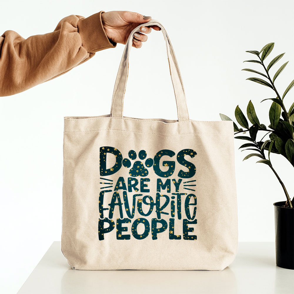 Dog Are My Favorite People With Star Font Totes at $22.95 found at Personalizedpetlovergifts