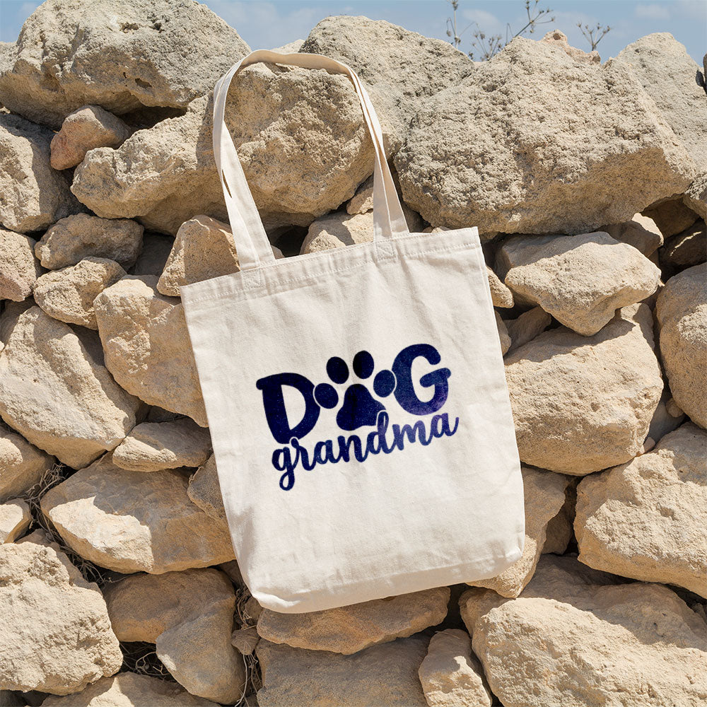 Dog Grandma With Galaxy Font Totes at $22.95 found at Personalizedpetlovergifts