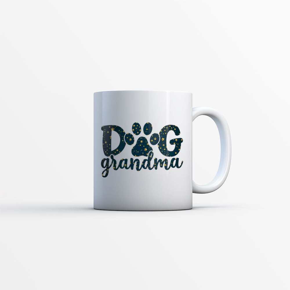 Dog Grandma with star font Mugs at $13.95 found at Personalizedpetlovergifts