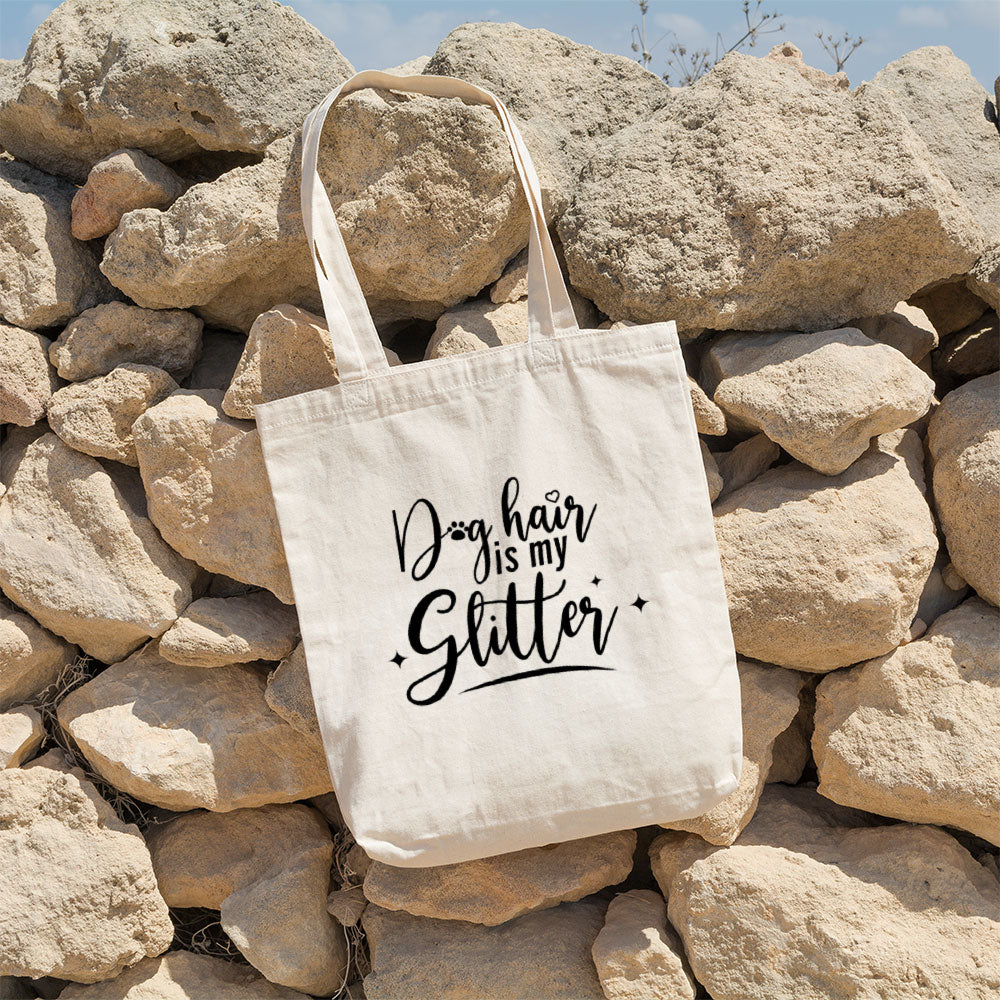 Dog Hair Is My Glitter Totes at $22.95 found at Personalizedpetlovergifts