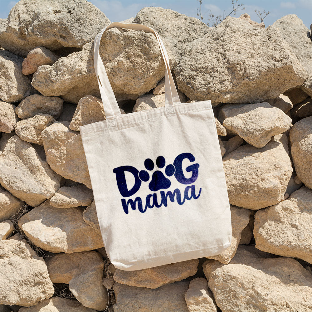 Dog Mama With A Paw With Galaxy Font Totes at $22.95 found at Personalizedpetlovergifts