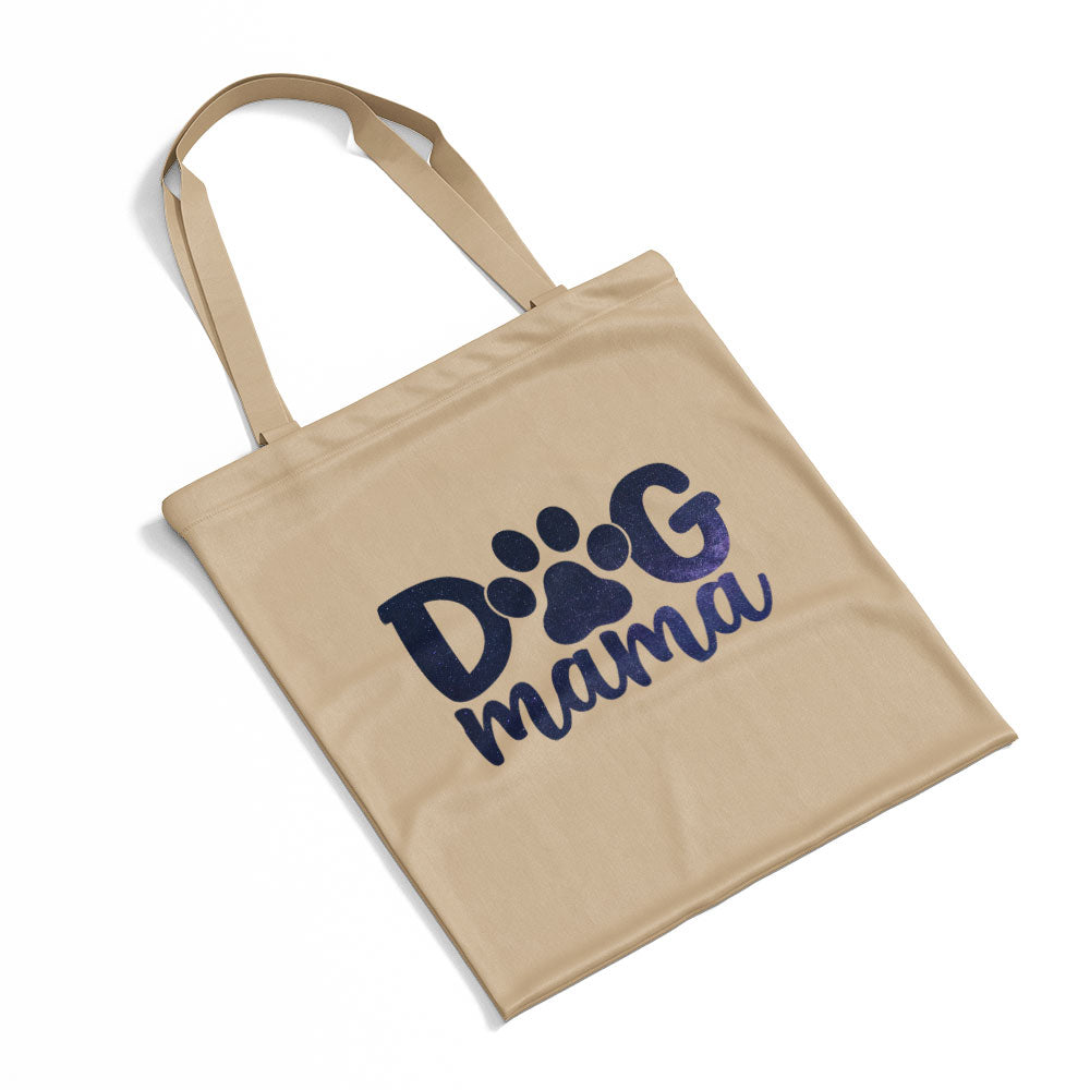 Dog Mama With A Paw With Galaxy Font Totes at $22.95 found at Personalizedpetlovergifts