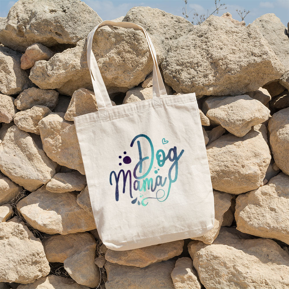 Dog Mama With Green Galaxy Font Totes at $22.95 found at Personalizedpetlovergifts