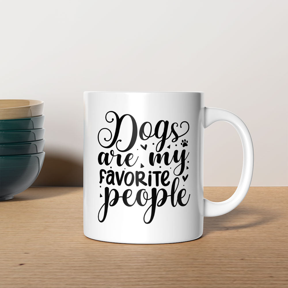 Dogs Are My Favorite People Mugs at $13.95 found at Personalizedpetlovergifts