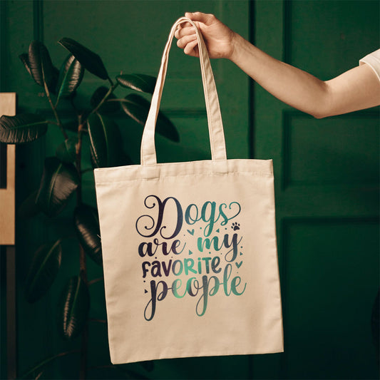 Dogs Are My Favorite People With Green Galaxy Font Totes at $22.95 found at Personalizedpetlovergifts