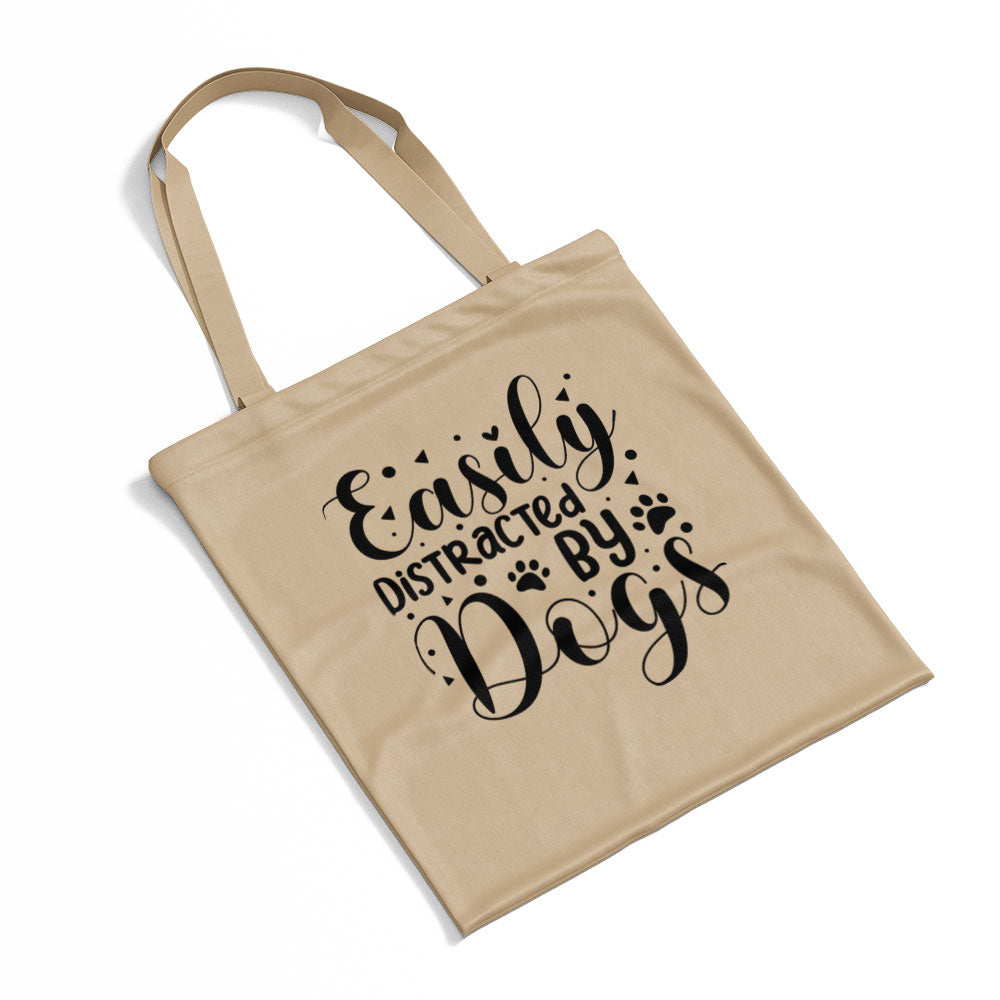 Easily Distracted By Dogs Totes at $22.95 found at Personalizedpetlovergifts