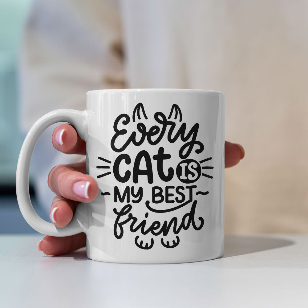 Every Cat Is My Best Friend Coffee Mug at $13.95 found at Personalizedpetlovergifts