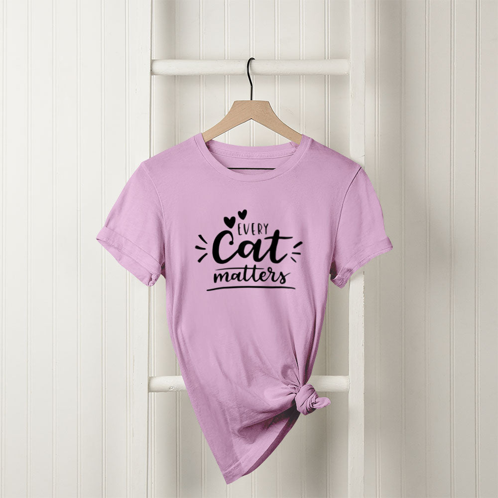 Every Cat Matters With a Heart Unisex T-Shirt at $22.95 found at Personalizedpetlovergifts