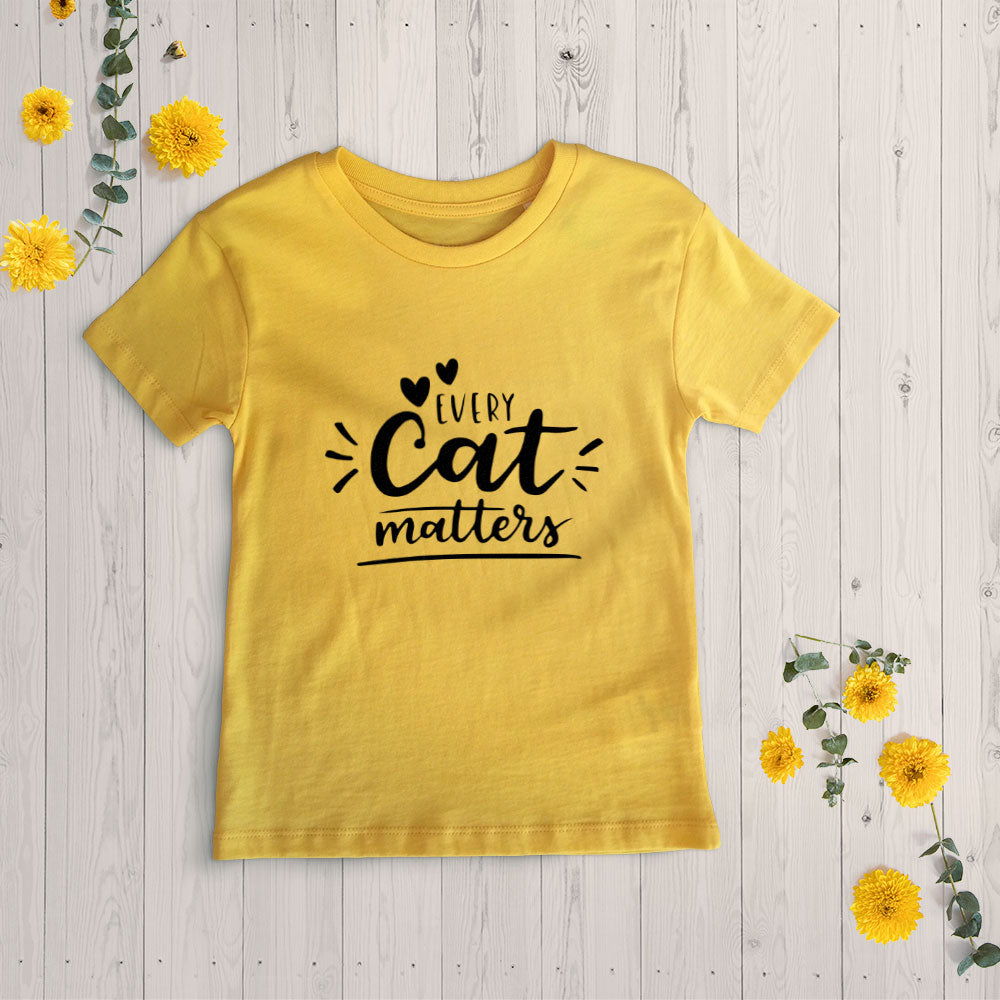 Every Cat Matters With a Heart Unisex T-Shirt at $22.95 found at Personalizedpetlovergifts