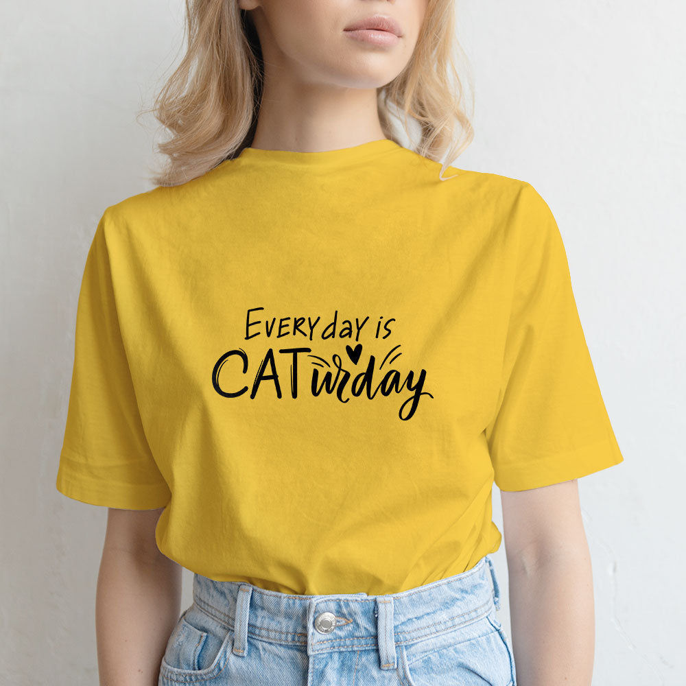 Every Day Is CATurday Unisex T-Shirt at $22.95 found at Personalizedpetlovergifts