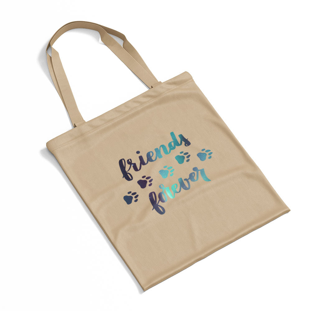 Friends Forever With Green Galaxy Font Totes at $22.95 found at Personalizedpetlovergifts