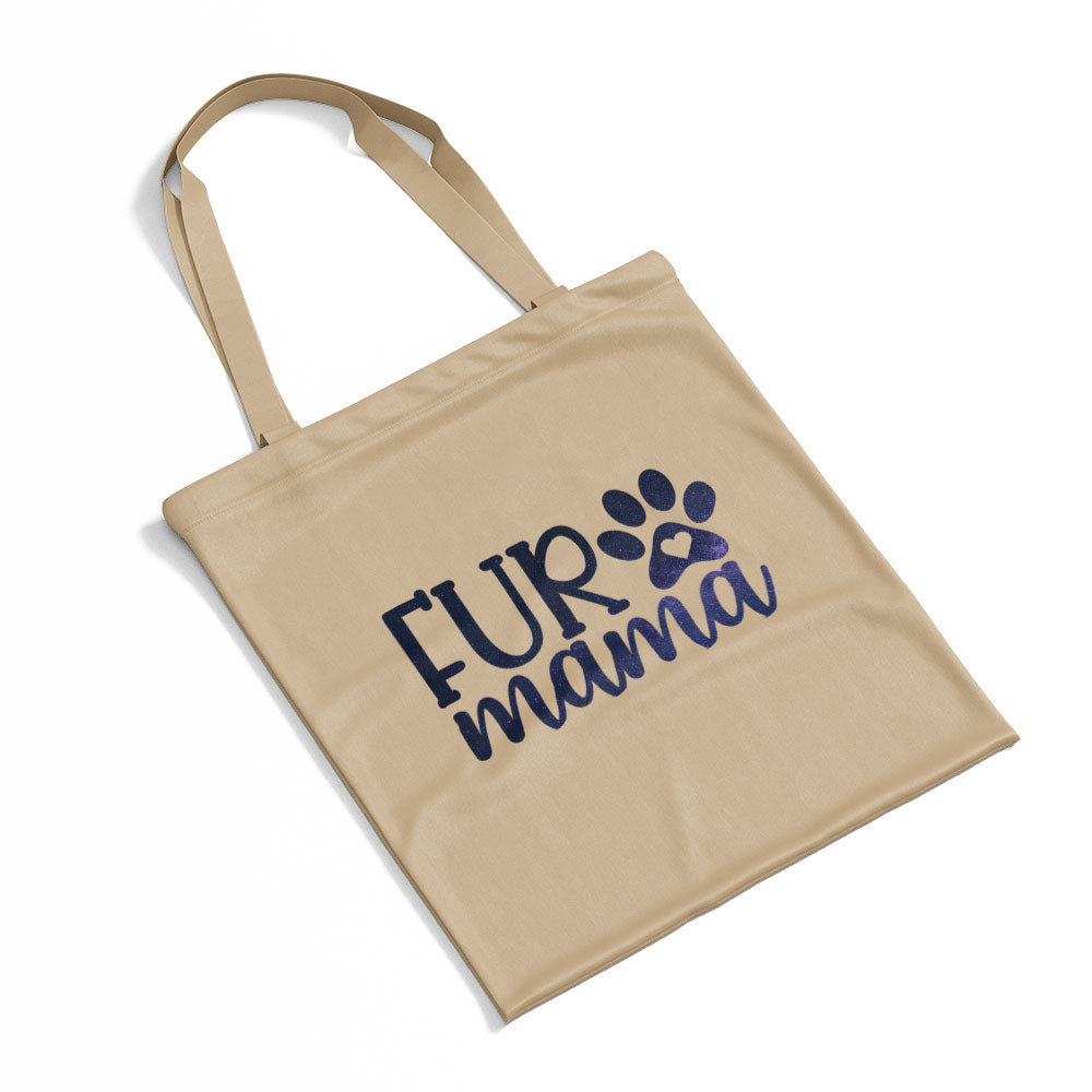 Fur Mama With Galaxy Font Totes at $22.95 found at Personalizedpetlovergifts