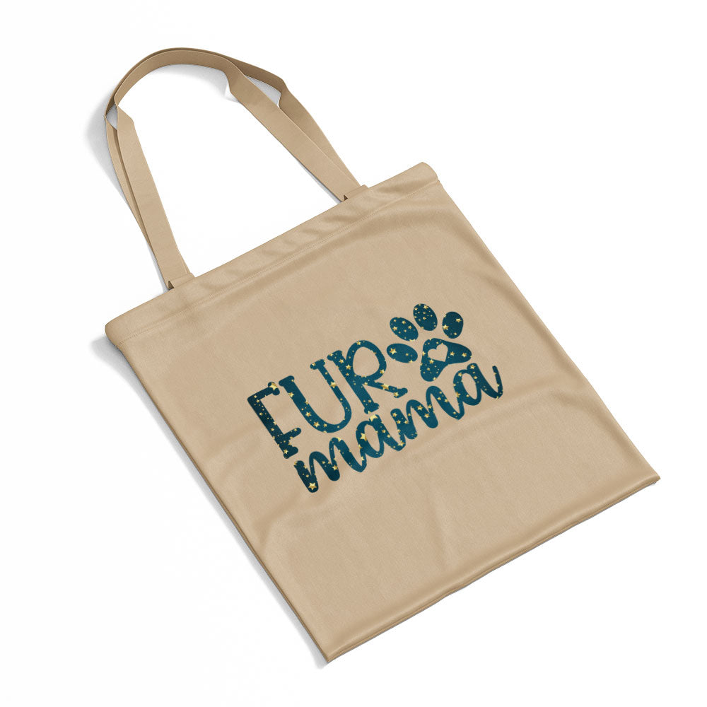 Fur Mama With Star Font Totes at $22.95 found at Personalizedpetlovergifts