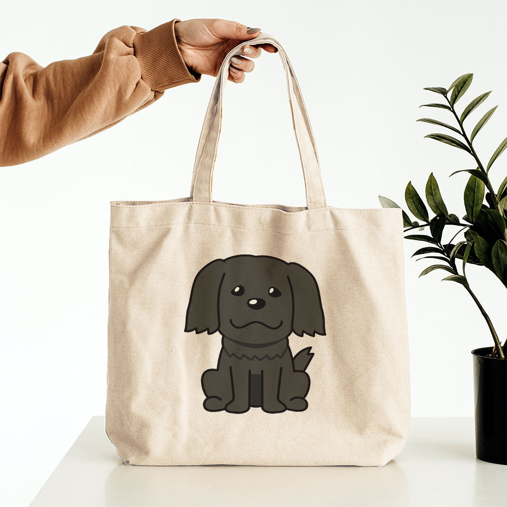 Fuzzy Dark Grey Puppy Totes at $22.95 found at Personalizedpetlovergifts