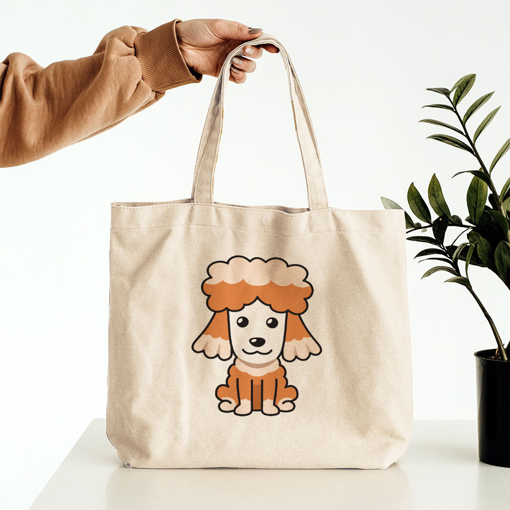 Fuzzy Poodle Puppy Totes at $22.95 found at Personalizedpetlovergifts