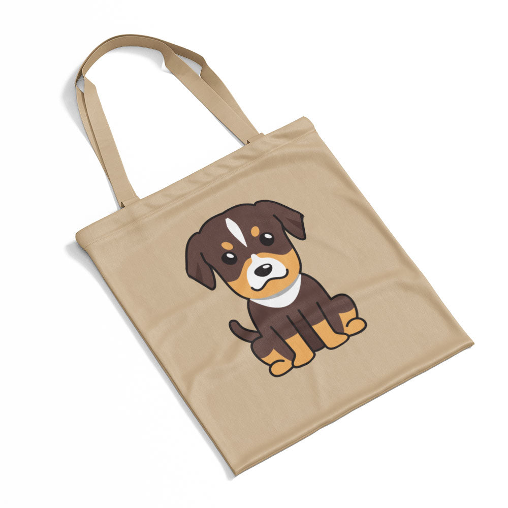 Glaring Brown Puppy Totes at $22.95 found at Personalizedpetlovergifts