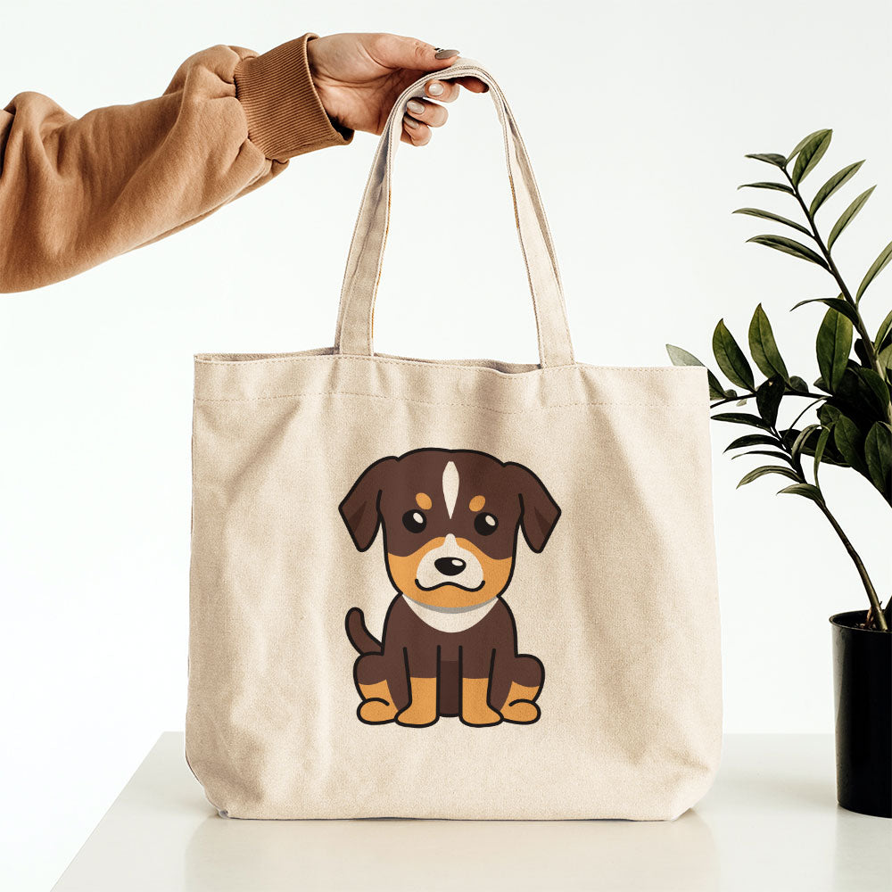 Glaring Brown Puppy Totes at $22.95 found at Personalizedpetlovergifts