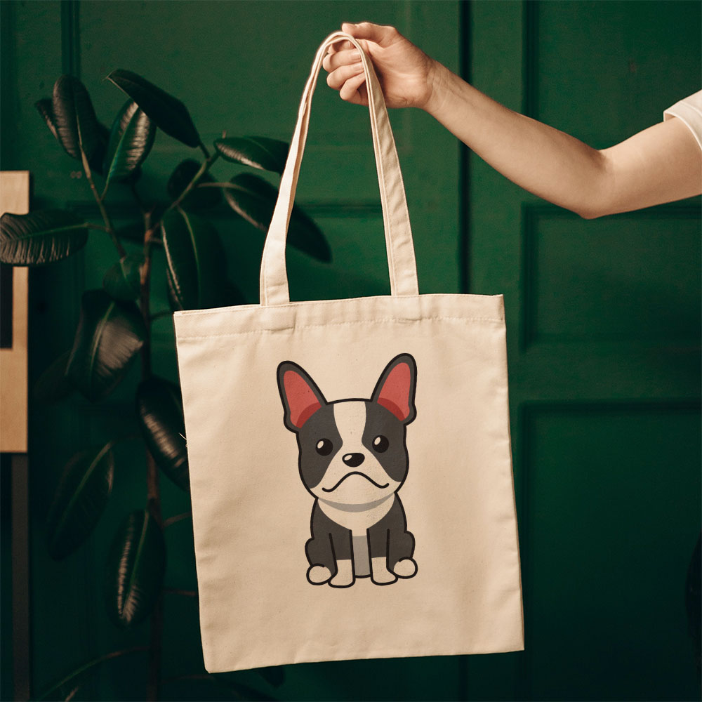 Happy French Bulldog Totes at $22.95 found at Personalizedpetlovergifts