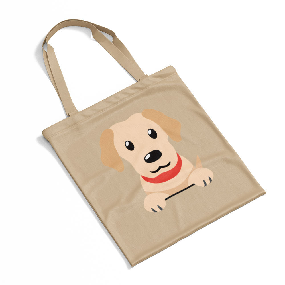 Happy Golden Labrador Totes at $22.95 found at Personalizedpetlovergifts