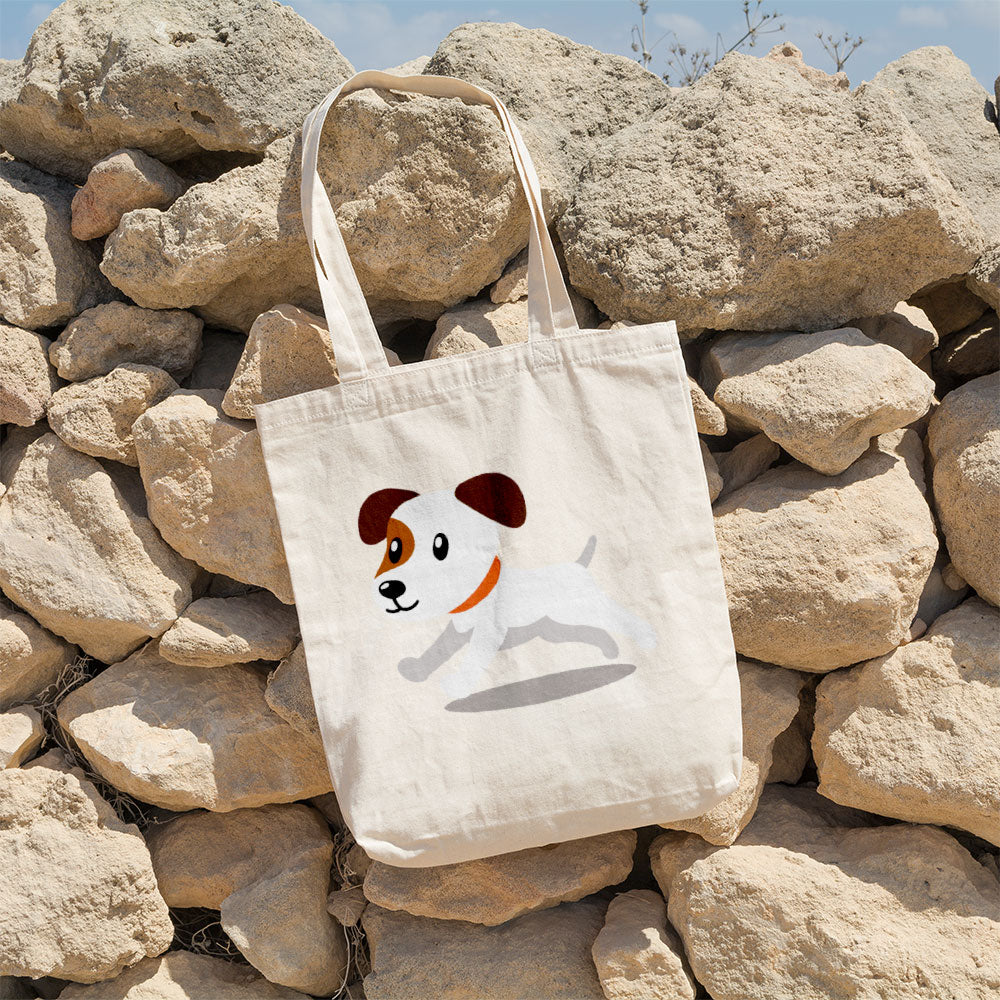 Happy Running Dog Totes at $22.95 found at Personalizedpetlovergifts