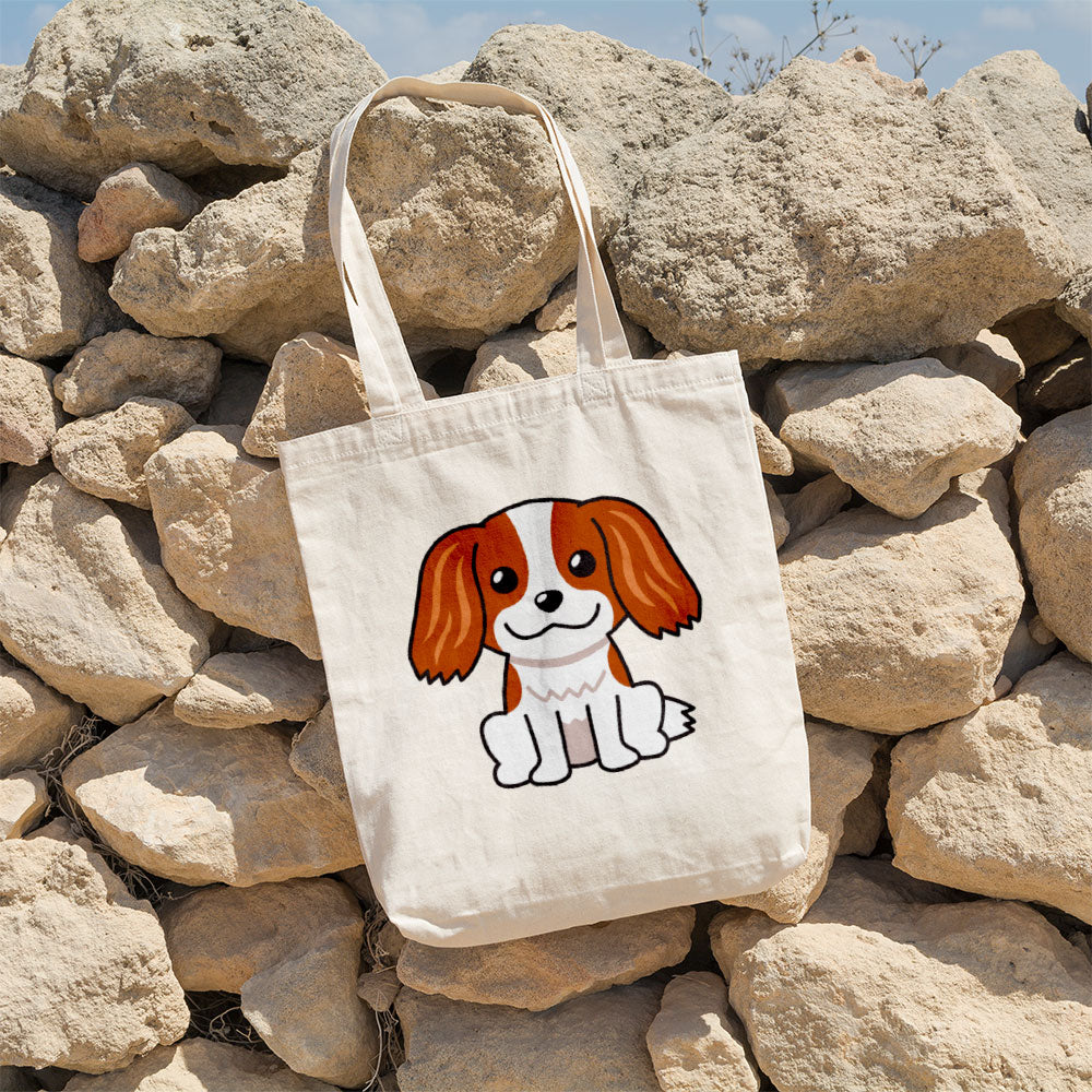 Happy Spaniel Puppy Totes at $22.95 found at Personalizedpetlovergifts