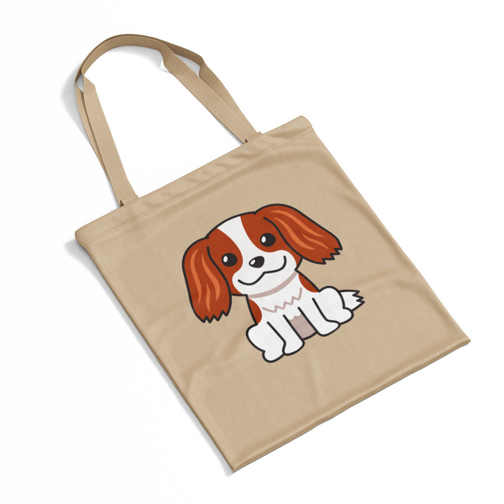 Happy Spaniel Puppy Totes at $22.95 found at Personalizedpetlovergifts