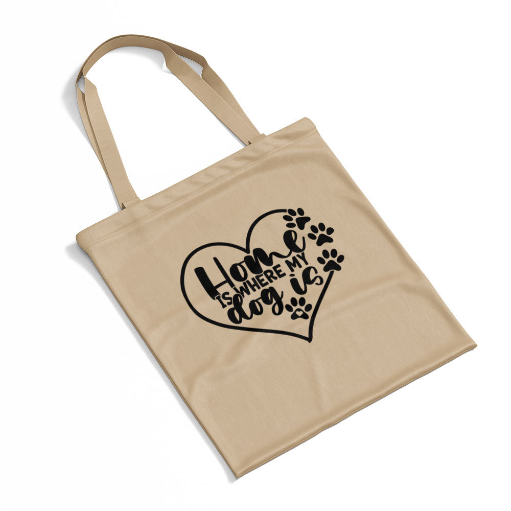 Home Is Where My Dog Is Totes at $22.95 found at Personalizedpetlovergifts