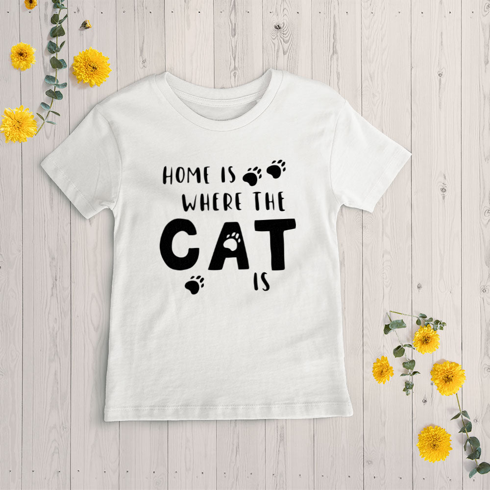 Home Is Where The Cat Is Unisex T-Shirt at $22.95 found at Personalizedpetlovergifts