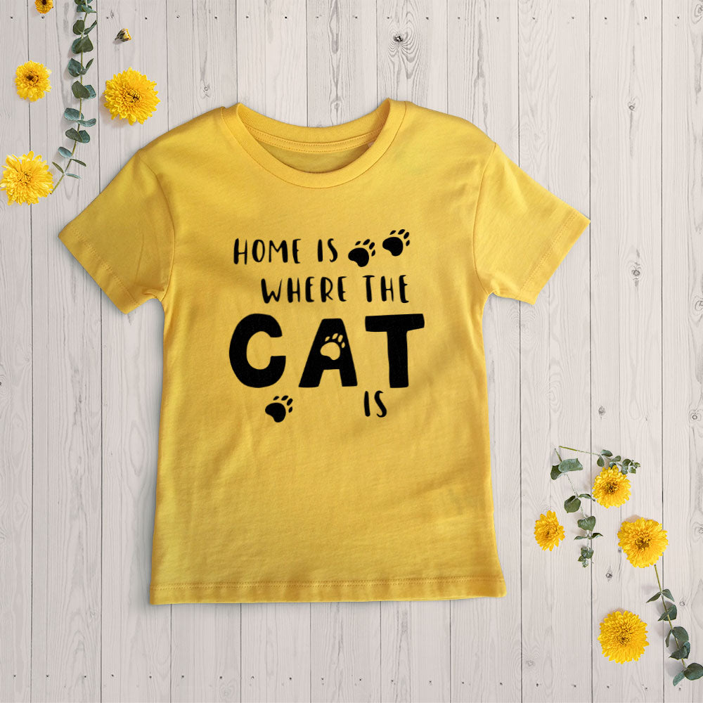 Home Is Where The Cat Is Unisex T-Shirt at $22.95 found at Personalizedpetlovergifts